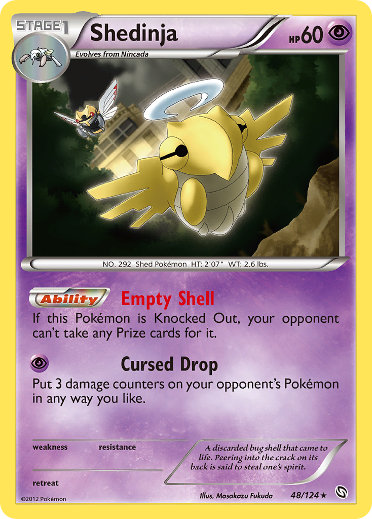 Shedinja (48/124) [Black & White: Dragons Exalted] | Game Master's Emporium (The New GME)