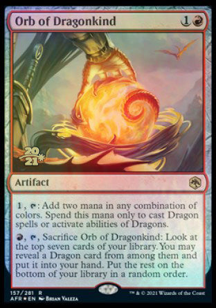 Orb of Dragonkind [Dungeons & Dragons: Adventures in the Forgotten Realms Prerelease Promos] | Game Master's Emporium (The New GME)