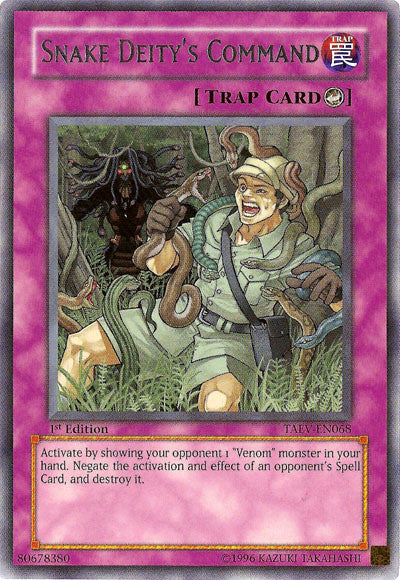 Snake Deity's Command [TAEV-EN068] Rare | Game Master's Emporium (The New GME)