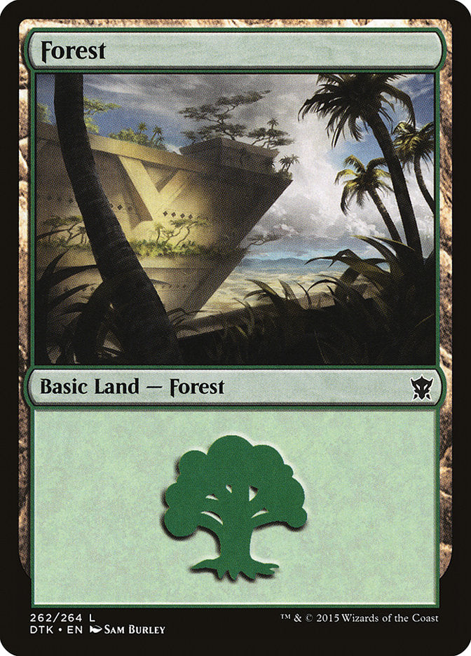 Forest (262) [Dragons of Tarkir] | Game Master's Emporium (The New GME)