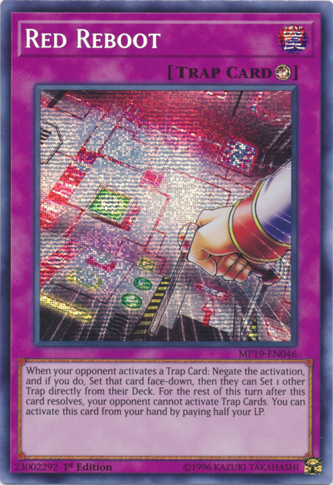 Red Reboot [MP19-EN046] Prismatic Secret Rare | Game Master's Emporium (The New GME)