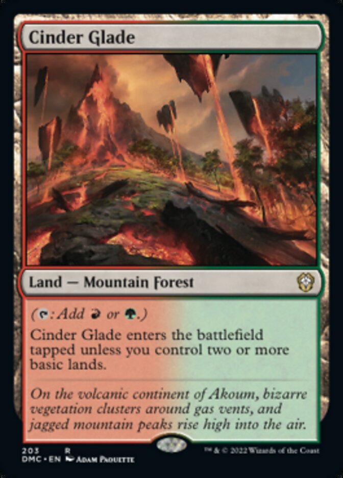 Cinder Glade [Dominaria United Commander] | Game Master's Emporium (The New GME)