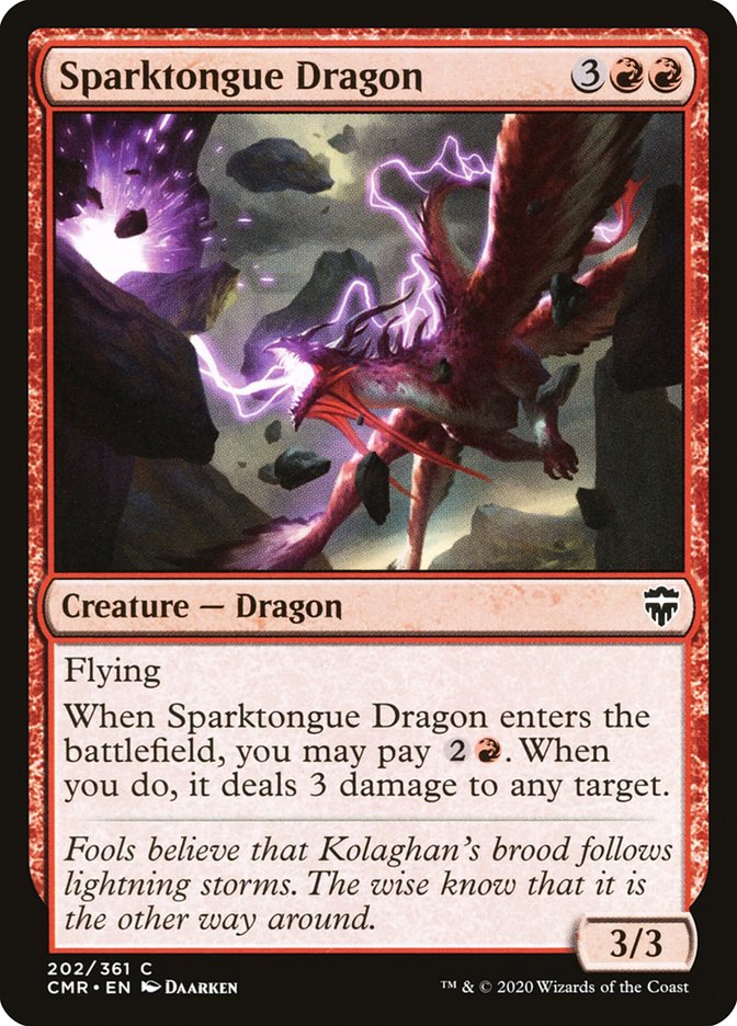 Sparktongue Dragon [Commander Legends] | Game Master's Emporium (The New GME)