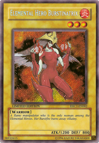Elemental Hero Burstinatrix [EHC1-EN002] Secret Rare | Game Master's Emporium (The New GME)