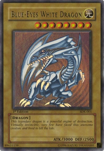 Blue-Eyes White Dragon [SDK-001] Ultra Rare | Game Master's Emporium (The New GME)