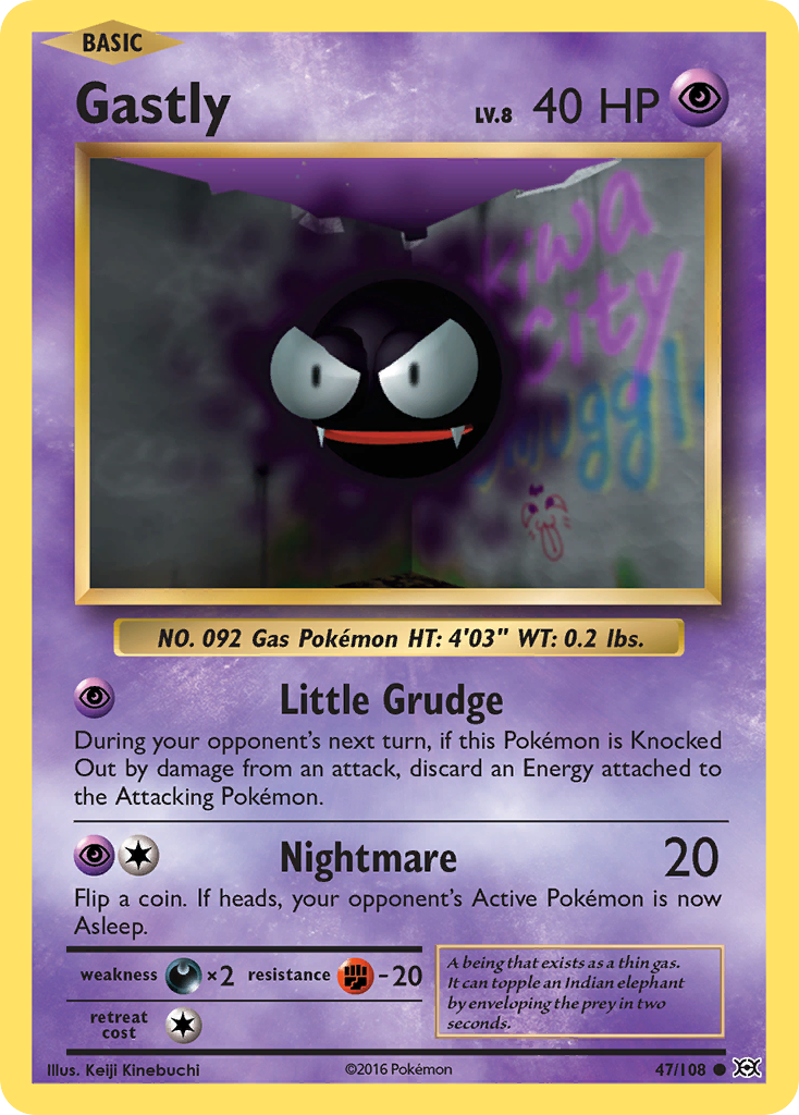 Gastly (47/108) [XY: Evolutions] | Game Master's Emporium (The New GME)