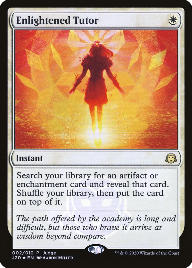 Enlightened Tutor [Judge Gift Cards 2020] | Game Master's Emporium (The New GME)