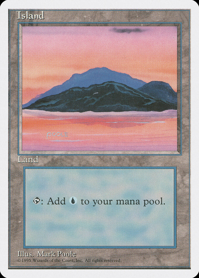 Island (Sunset / Signature on Left) [Fourth Edition] | Game Master's Emporium (The New GME)