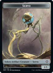Servo // Phyrexian Horror Double-Sided Token [The Brothers' War Commander Tokens] | Game Master's Emporium (The New GME)