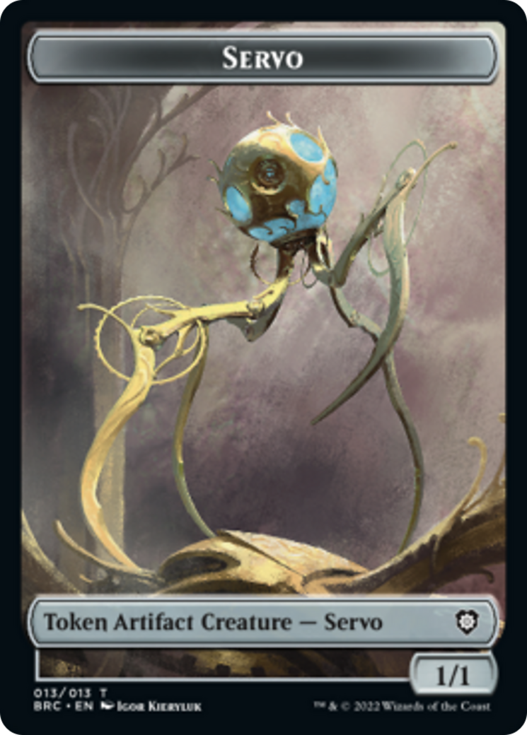 Servo // Eldrazi Double-Sided Token [The Brothers' War Commander Tokens] | Game Master's Emporium (The New GME)