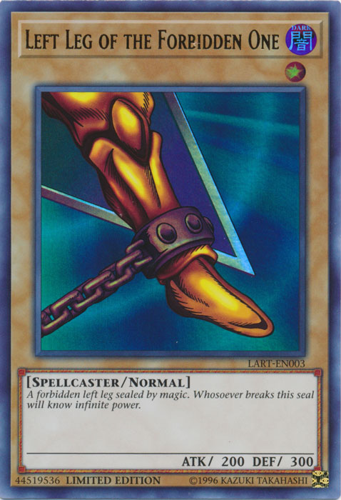 Left Leg of the Forbidden One [LART-EN003] Ultra Rare | Game Master's Emporium (The New GME)