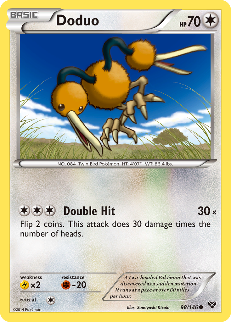 Doduo (98/146) [XY: Base Set] | Game Master's Emporium (The New GME)