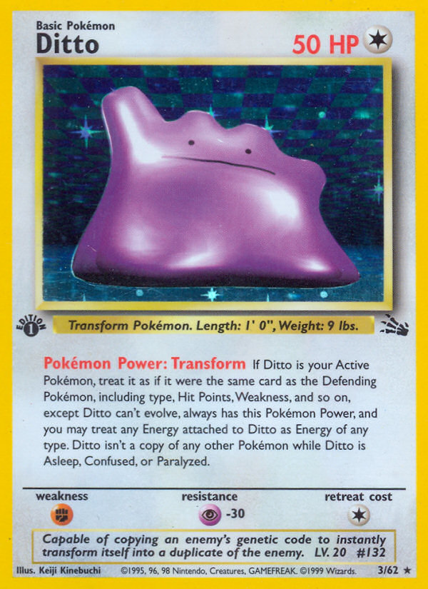 Ditto (3/62) [Fossil 1st Edition] | Game Master's Emporium (The New GME)