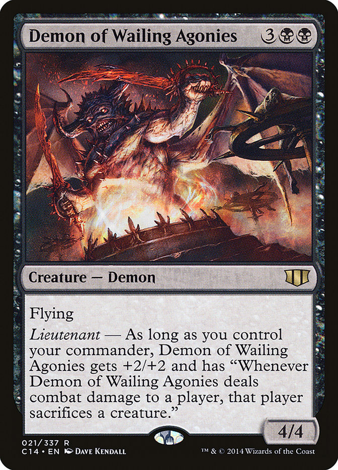 Demon of Wailing Agonies [Commander 2014] | Game Master's Emporium (The New GME)