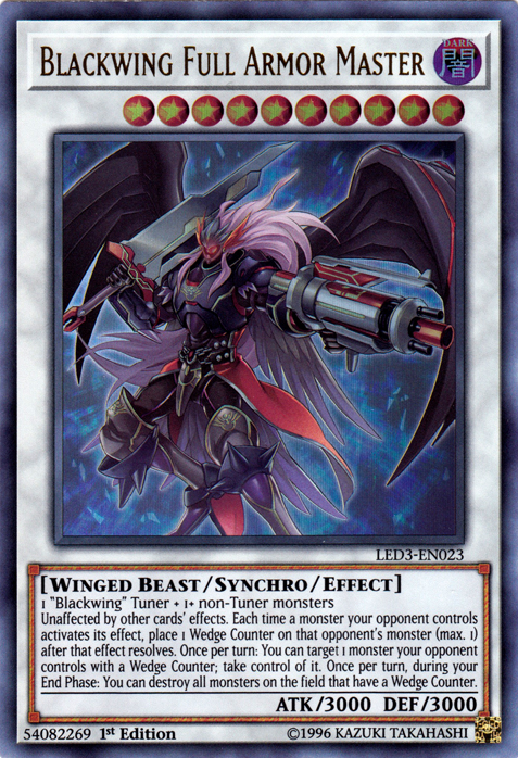 Blackwing Full Armor Master [LED3-EN023] Ultra Rare | Game Master's Emporium (The New GME)