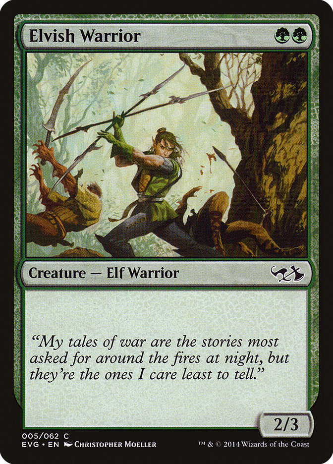 Elvish Warrior (Elves vs. Goblins) [Duel Decks Anthology] | Game Master's Emporium (The New GME)