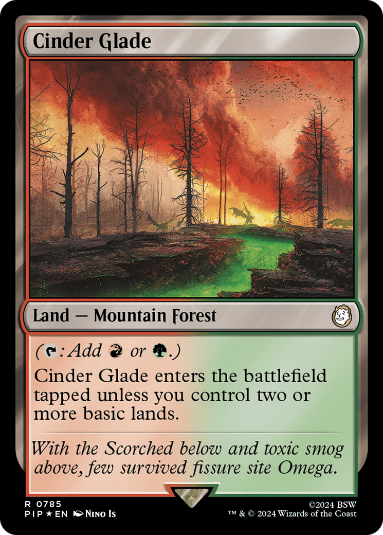 Cinder Glade (Surge Foil) [Fallout] | Game Master's Emporium (The New GME)