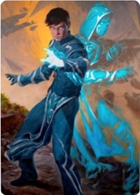 Jace, Mirror Mage 1 Art Card [Zendikar Rising Art Series] | Game Master's Emporium (The New GME)