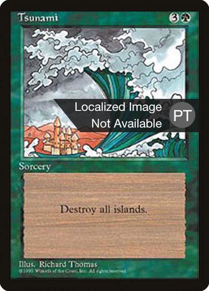 Tsunami [Fourth Edition (Foreign Black Border)] | Game Master's Emporium (The New GME)