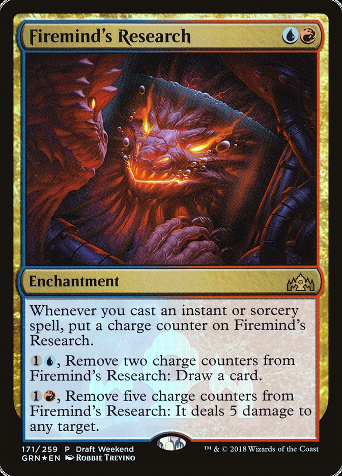 Firemind's Research (Draft Weekend) [Guilds of Ravnica Promos] | Game Master's Emporium (The New GME)