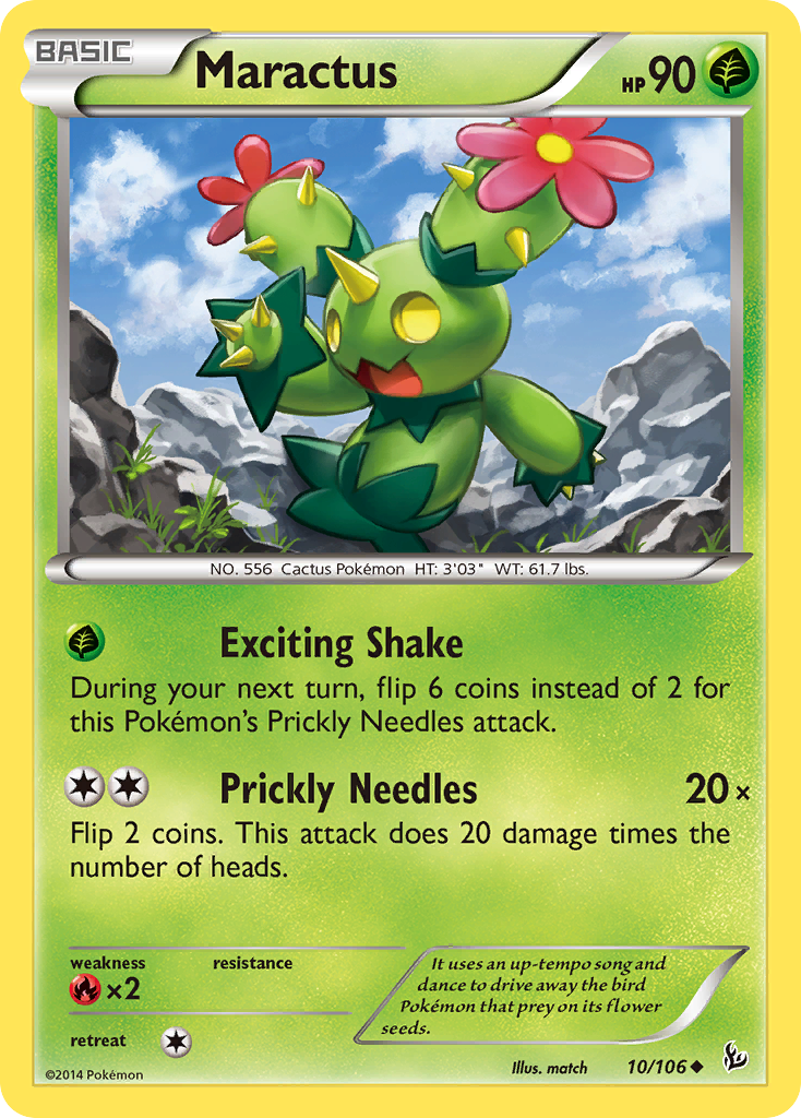 Maractus (10/106) [XY: Flashfire] | Game Master's Emporium (The New GME)