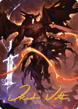 Balor Art Card (Gold-Stamped Signature) [Commander Legends: Battle for Baldur's Gate Art Series] | Game Master's Emporium (The New GME)