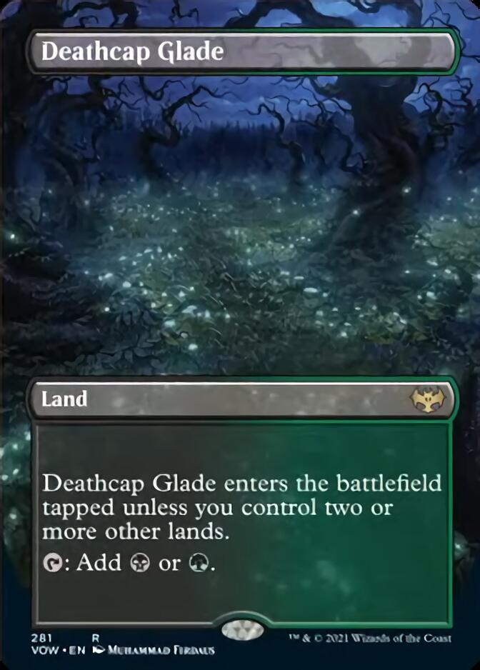 Deathcap Glade (Borderless Alternate Art) [Innistrad: Crimson Vow] | Game Master's Emporium (The New GME)