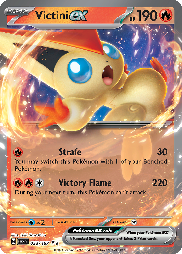 Victini ex (033/197) [Scarlet & Violet: Obsidian Flames] | Game Master's Emporium (The New GME)