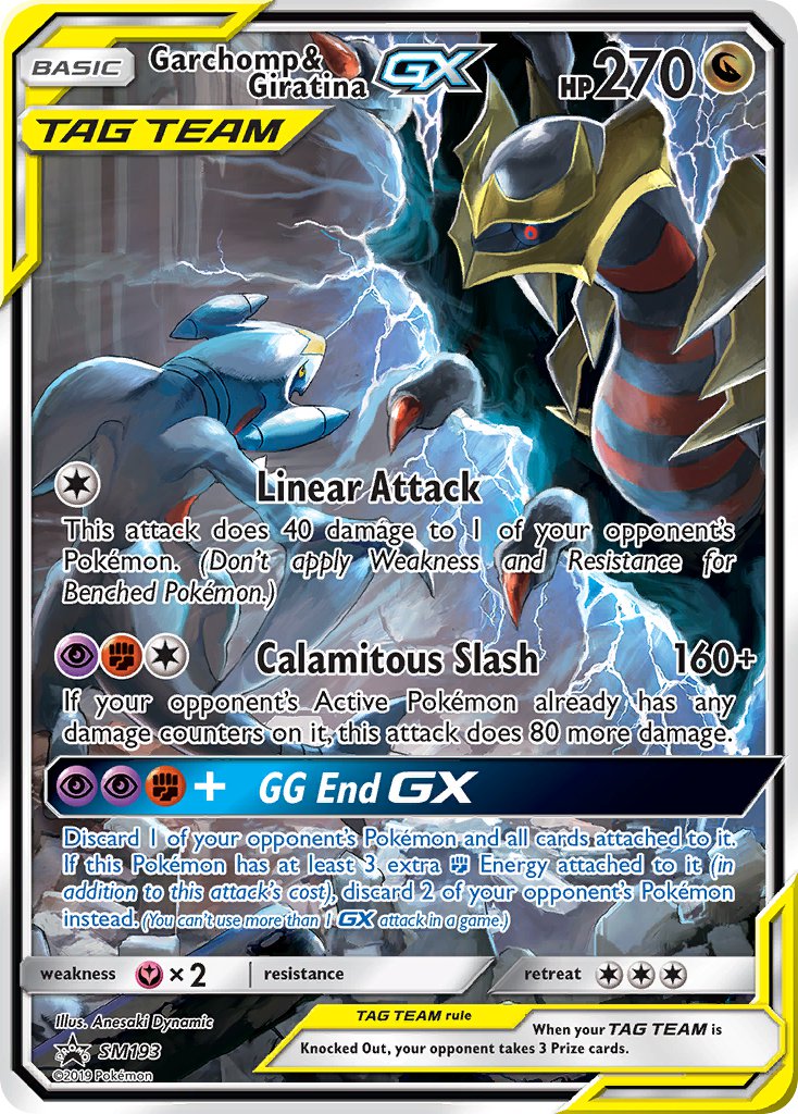 Garchomp & Giratina GX (SM193) [Sun & Moon: Black Star Promos] | Game Master's Emporium (The New GME)