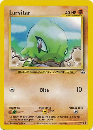 Larvitar (57/75) [Neo Discovery Unlimited] | Game Master's Emporium (The New GME)
