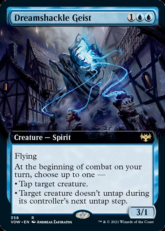 Dreamshackle Geist (Extended Art) [Innistrad: Crimson Vow] | Game Master's Emporium (The New GME)