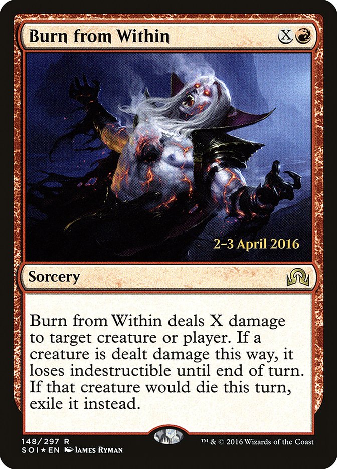 Burn from Within [Shadows over Innistrad Prerelease Promos] | Game Master's Emporium (The New GME)