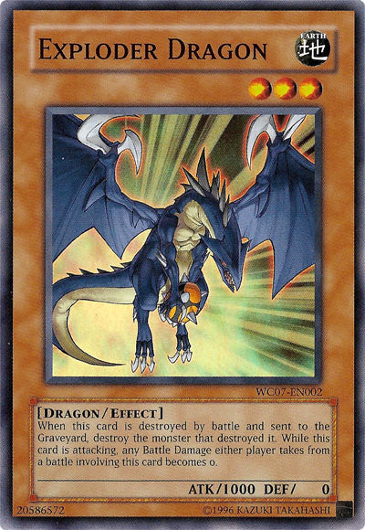 Exploder Dragon [WC07-EN002] Super Rare | Game Master's Emporium (The New GME)