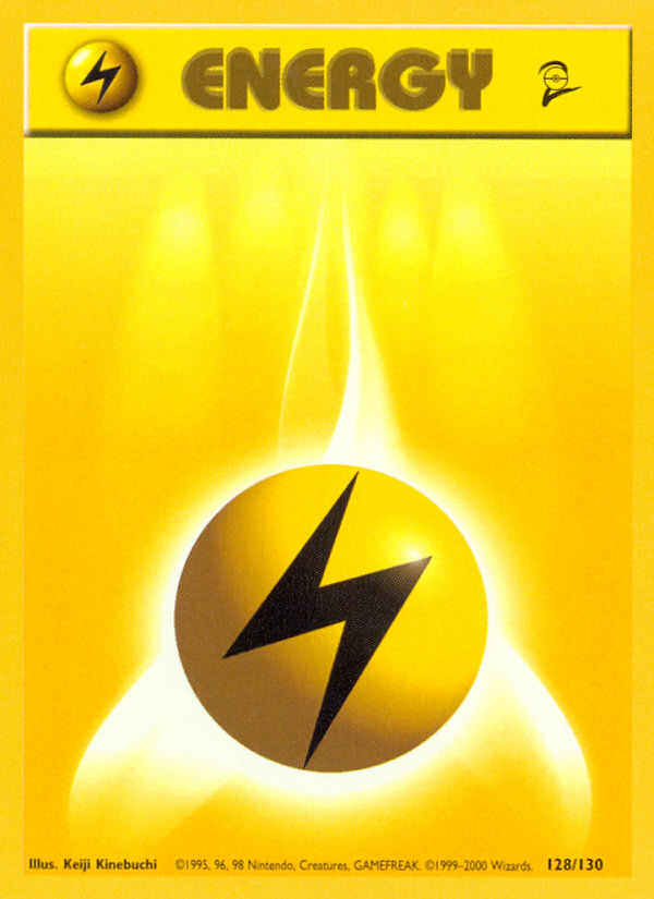 Lightning Energy (128/130) [Base Set 2] | Game Master's Emporium (The New GME)