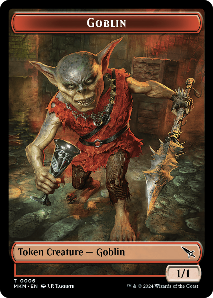 Goblin Token [Murders at Karlov Manor Tokens] | Game Master's Emporium (The New GME)