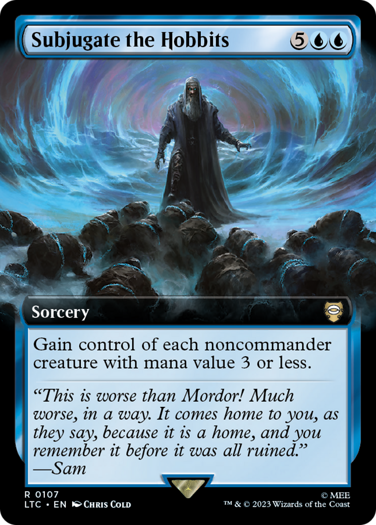 Subjugate the Hobbits (Extended Art) [The Lord of the Rings: Tales of Middle-Earth Commander] | Game Master's Emporium (The New GME)