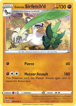 Galarian Sirfetch'd (095/192) (Theme Deck Exclusive) [Sword & Shield: Rebel Clash] | Game Master's Emporium (The New GME)