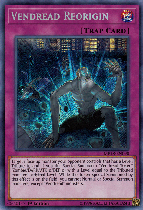 Vendread Reorigin [MP18-EN090] Secret Rare | Game Master's Emporium (The New GME)