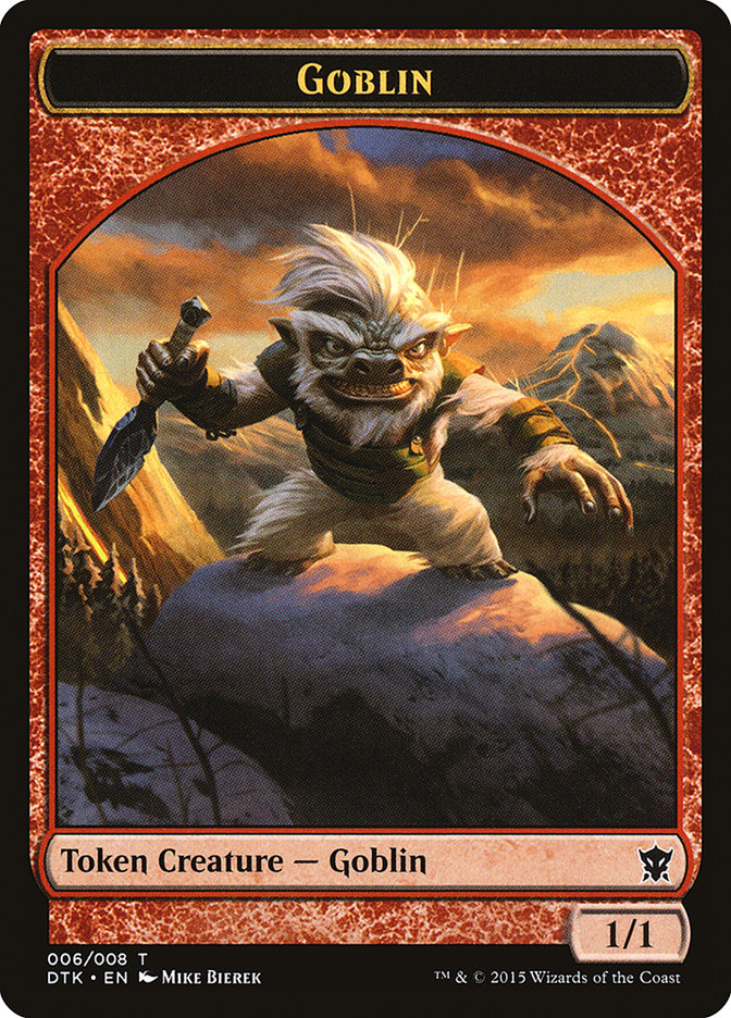 Goblin Token [Dragons of Tarkir Tokens] | Game Master's Emporium (The New GME)