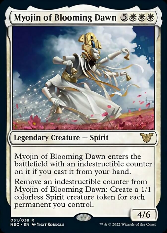 Myojin of Blooming Dawn [Kamigawa: Neon Dynasty Commander] | Game Master's Emporium (The New GME)