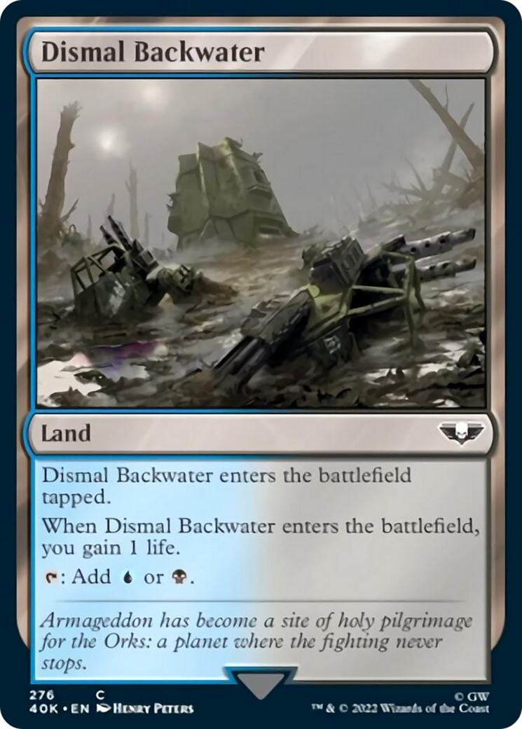 Dismal Backwater (Surge Foil) [Warhammer 40,000] | Game Master's Emporium (The New GME)