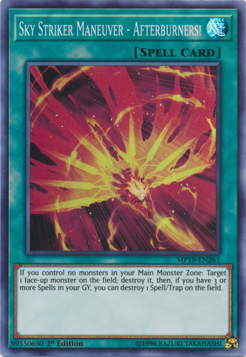 Sky Striker Maneuver - Afterburners! [MP19-EN261] Super Rare | Game Master's Emporium (The New GME)
