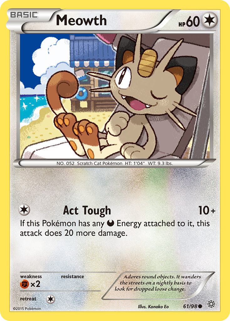 Meowth (61/98) [XY: Ancient Origins] | Game Master's Emporium (The New GME)