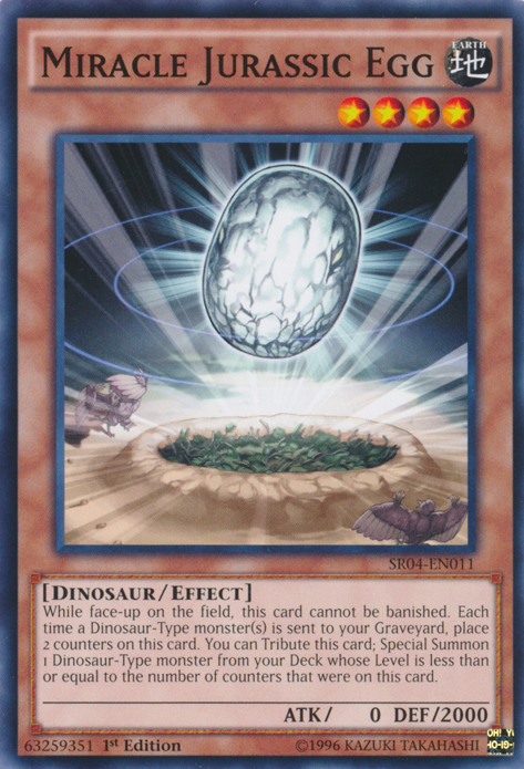 Miracle Jurassic Egg [SR04-EN011] Common | Game Master's Emporium (The New GME)