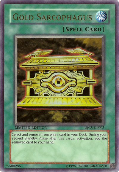 Gold Sarcophagus [SJCS-EN005] Super Rare | Game Master's Emporium (The New GME)