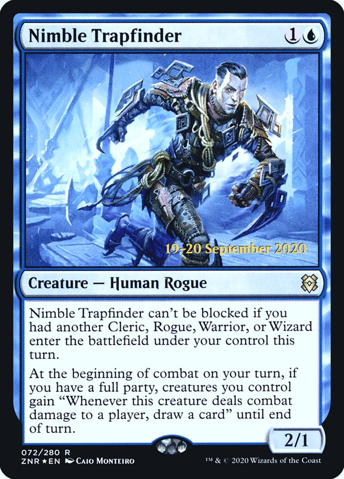Nimble Trapfinder [Zendikar Rising Prerelease Promos] | Game Master's Emporium (The New GME)