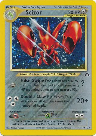 Scizor (10/75) [Neo Discovery Unlimited] | Game Master's Emporium (The New GME)