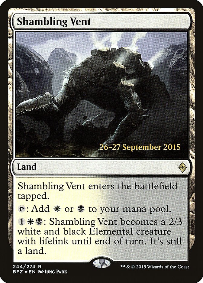 Shambling Vent [Battle for Zendikar Prerelease Promos] | Game Master's Emporium (The New GME)