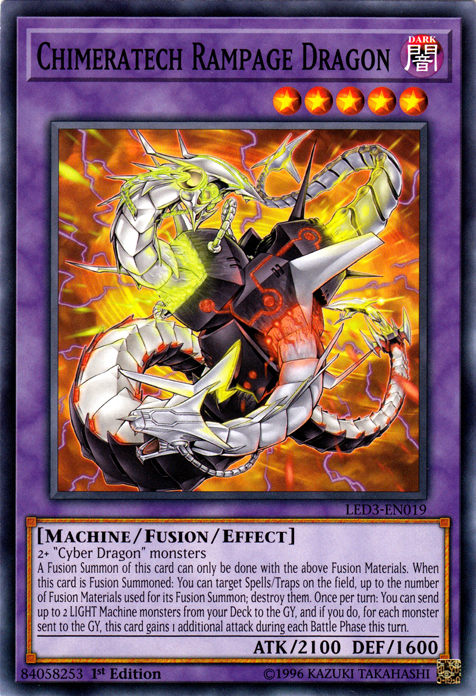 Chimeratech Rampage Dragon [LED3-EN019] Common | Game Master's Emporium (The New GME)
