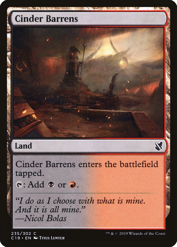 Cinder Barrens [Commander 2019] | Game Master's Emporium (The New GME)